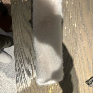 Luxurious Cream fury headband